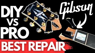 Gibson HEADSTOCK REPAIR PRO vs DIY [upl. by Zippora254]