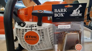 Bark Box Worth the Hype Stihl 400c [upl. by Nnaeiluj]