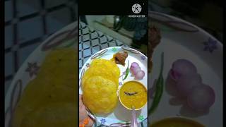 Puri aro butor dail 🤤🥰moi bonua outenga asar 🤗 food recipe foodie foodpreparation indianfood [upl. by Nosidam]