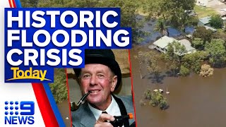 Missing grandfather found dead in South Australian floodwaters  9 News Australia [upl. by Munafo]