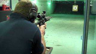 Test firing ArmaLite M15 with Leupold scope for TTAG [upl. by Malet772]