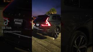 2023 Volvo XC60 B5 Ultimate Dark AWD POV Night Drive Binaural Audio volvoshorts [upl. by Ttsepmet698]