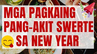 Pampaswerteng Handa sa Bagong Taon  Pampaswerteng Pagkain sa New Year  Pang akit Swerte Pamahiin [upl. by Kaule]