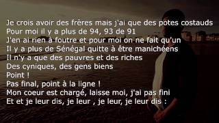 Disiz  Mon Amour PAROLESLYRICS [upl. by Jacquelynn]