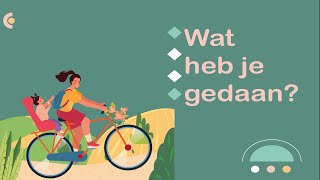 Wat heb je in de paasmeivakantie gedaan perfectum vtt NT2 learndutch Waystage 12 A2 [upl. by Neyrb]