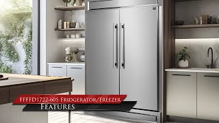 Forno 60quot Builtin RefrigeratorFreezer Model FFFFD1722 60S [upl. by Kelvin]