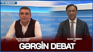 İqtidarla müxalifətin GƏRGİN DEBATI Taksilər artan cərimələr bahalaşma  CANLIda [upl. by Alverson]