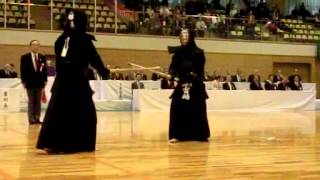 SlowMotion  MIYAZAKIs M vs KURITA  13th Japan 8dan KENDO Championship  Second round 19 [upl. by Alor751]