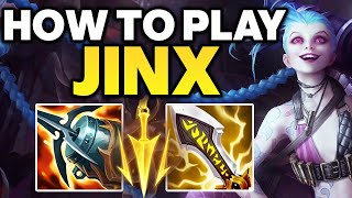 How to Play Jinx  Jinx ADC Gameplay Guide  Best Jinx Build amp Runes [upl. by Aramad]