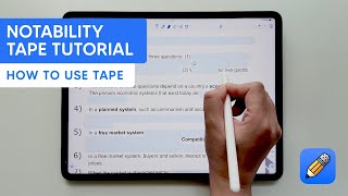 How to Use Notabilitys New Tape Feature [upl. by Whiney]