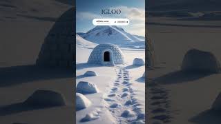 Cool Igloos for Letter I  Alphabet Fun  ABC Learning viralshorts shorts trending [upl. by Llekram]