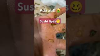 Viral‼️daging berulat amp sushi lipas youtube shorts [upl. by Namialus112]