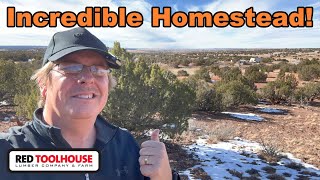 Amazing 30 ACRE Offgrid High Desert Arizona Homestead and Its FOR SALE [upl. by Nerret]