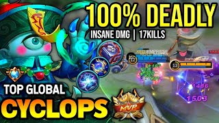 CYCLOPS BEST BUILD 2023  TOP GLOBAL CYCLOPS GAMEPLAY  MOBILE LEGENDS✓ [upl. by Dominus]