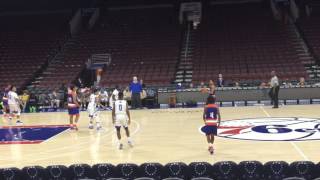 Highlights from SteelHigh basketballs win over York at Wells Fargo Center [upl. by Kreager220]