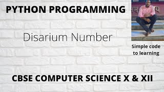 Python Program to determine whether a given number is a Disarium Number or not Hindi [upl. by Ssidnac4]