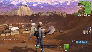 LA METEORITE SECRASE SUR DUSTY DEPOT  FORTNITE SUPER SAUT [upl. by Nevin]