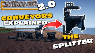 HYDRONEER 2 0  CONVEYORS EXPLAINED  SPLITTER CONVEYOR [upl. by Eceinal]