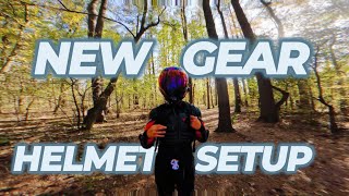 MY NEW GEAR AND HELMET SETUP [upl. by Idnem]