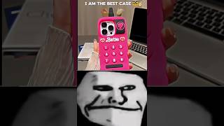 Best phone cases 💀 edit viralshort foryou trollface [upl. by Nosnorb]