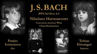 JSBach  Cantata BWV163 Mvts46  HarnoncourtEiwangerIconomouTölzer Knabenchor [upl. by Ydrah]