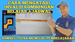 CARA MENGATASI INVALID ROMBEL amp JADWAL DI DAPODIK 2024 [upl. by Lebasy]