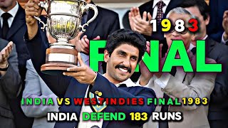 Indias Triumph World Cup Final 1983 Highlights [upl. by Rai]