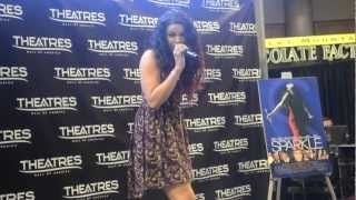 Jordin Sparks singing No Air at the Mall of America [upl. by Karine]