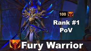 Mythic Sikran  Fury Warrior PoV Rank 1 Parse [upl. by Anehta]