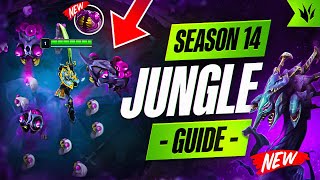 The SEASON 14 JUNGLE GUIDE  ADAPT to the CHANGES [upl. by Nahtal]