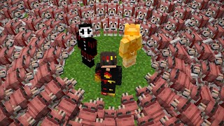 1000 Armored Wolves VS Minecraft SMP [upl. by Annayat186]