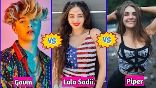 Gavin Magnus vs Lala Sadii vs Piper Rockelle Lifestyle Comparison 2024 [upl. by Leia561]