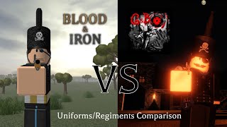 Blood amp Iron Vs Guts amp Blackpowder UniformsRegiments Comparison [upl. by Adilem]