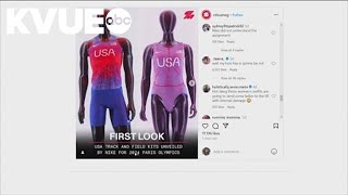 Nike faces criticism for design of US womens track and field summer Olympics uniform [upl. by Jeu]