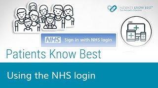 NHS Login  How do I join Patients Know Best [upl. by Jewel]