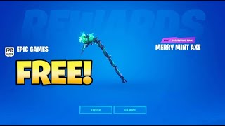 How To Get MINTY PICKAXE for FREE in Fortnite Chapter 5 Season 2 [upl. by Amelina]