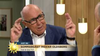 Ingvar Oldsberg quotDet är befriande att göra fel i TVquot  Nyhetsmorgon TV4 [upl. by Ingmar311]