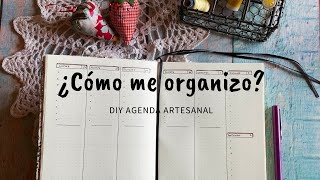 📔¿Cómo me organizo Mi sistema explicado  Agenda artesanal❣️ [upl. by Roskes57]