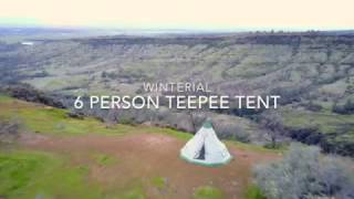 Winterial 68 Person Teepee Tent [upl. by Kylander]