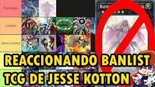 Reaccionando a la Predicción de Banlist TCG Agosto 2024 de Jesse Kotton TeamSetoX YuGiOh [upl. by Ailahs]