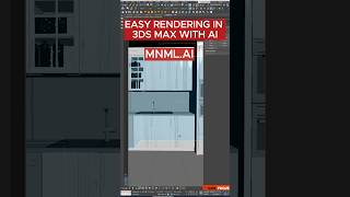 EASY RENDERING 3DS MAX WİTH AI [upl. by Otina920]