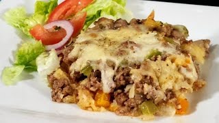 Ground Beef and Potato Casserole  Super Delicious ❤️ [upl. by Lobel46]