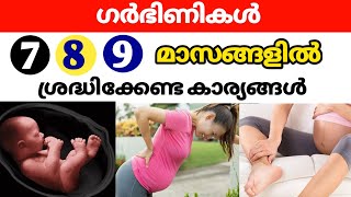 Third Trimester Of Pregnancy Malayalam  Pregnancy Care 7 9 Months  Pregnancy Care [upl. by Burkley]