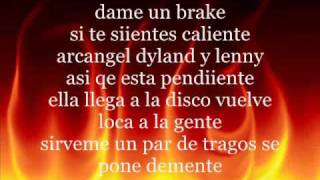 Dyland y Lenny Caliente lyrics [upl. by Anaeg]