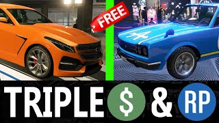 GTA 5  Event Week  TRIPLE MONEY  NEW CAR Bike Vehicle Discounts amp More [upl. by Diarmid]