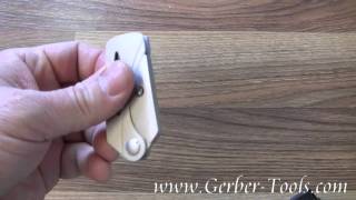 Gerber EAB LITE Utility Knife 31000345 Demo [upl. by Atnwahs423]