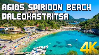 AGIOS SPIRIDON BEACH PALEOKASTRITSA  CORFU TOP THINGS TO DO [upl. by Mcgrath]