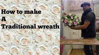 How to make a traditional funeral wreath easy [upl. by Ytinav]