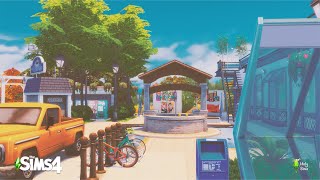 TAILS END MARKETPLACE  Brindleton Bay  THE SIMS 4  No CC [upl. by Ming]