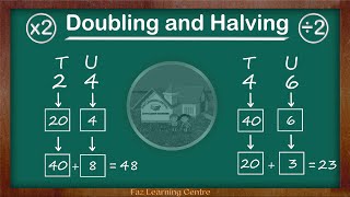 Doubling and Halving  Maths Made Easy  Faz Learning Centre [upl. by Ado767]